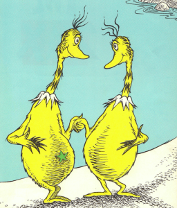 Dr Seuss's star-bellied sneetches